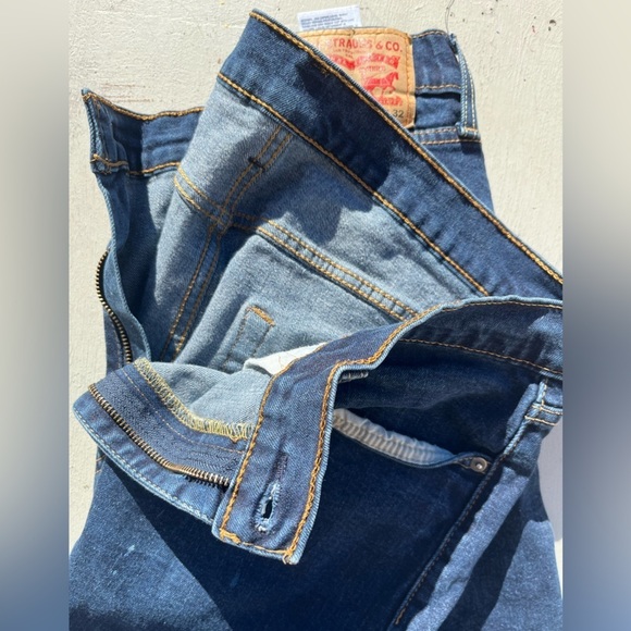 Men’s Levi’s 502 Jeans Blue Straight Leg 36x32 Icon Denim Athletic Stretch Slim - Picture 13 of 13